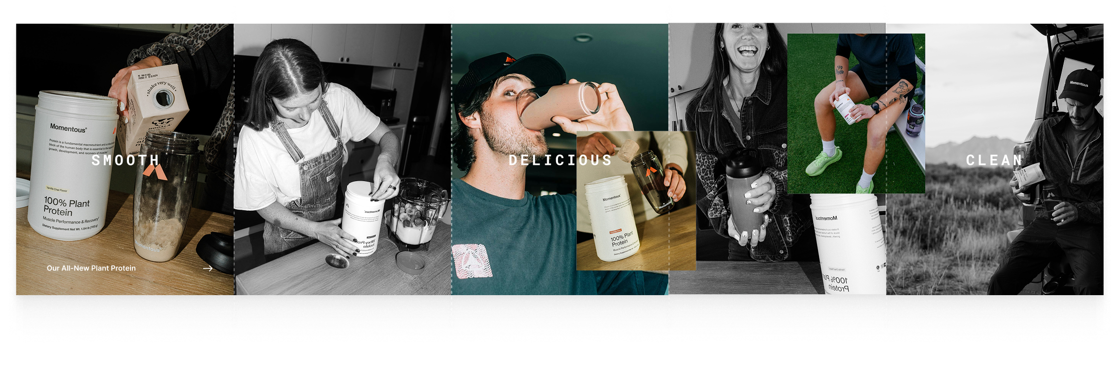 Momentous campaign creative